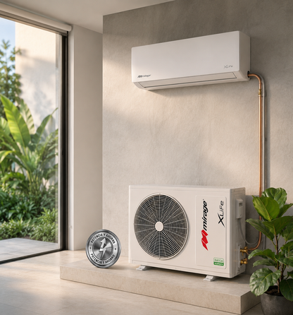 Minisplit Mirage XLife High Efficiency | Ahorro Absoluto y Máximo Confort