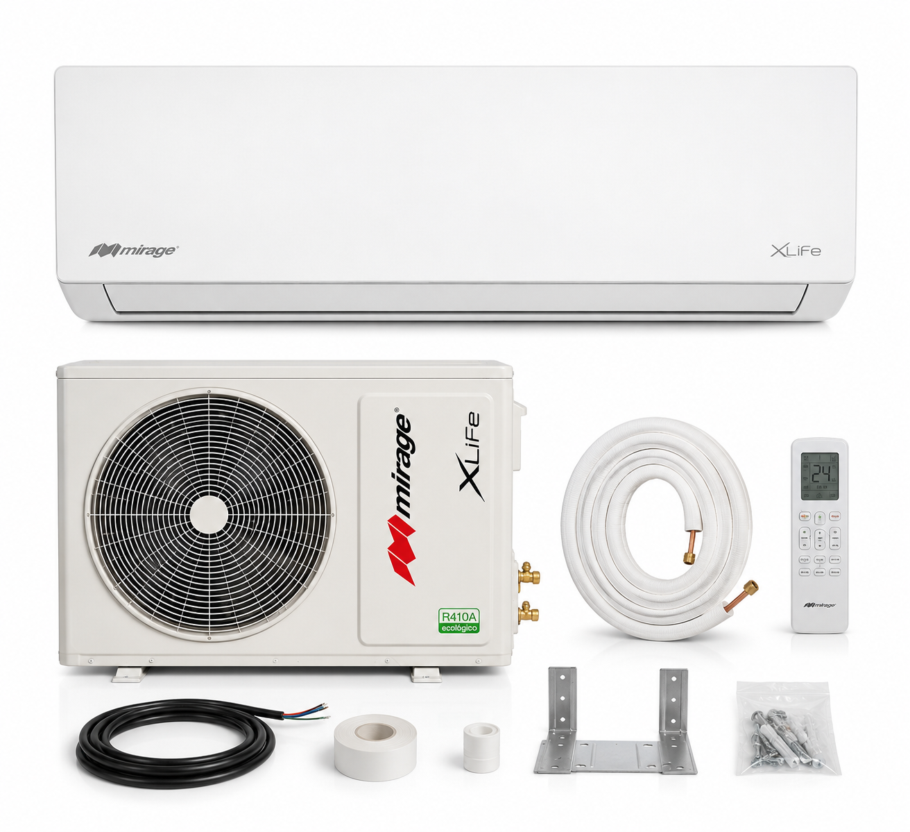 Minisplit Mirage XLife High Efficiency | Ahorro Absoluto y Máximo Confort